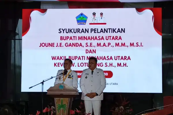 Syukuran Pelantikan, Joune Ganda: Saya Milik Semua Warga dan Partai Politik