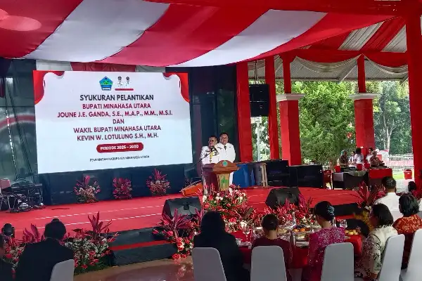 Syukuran Pelantikan, Joune Ganda: Saya Milik Semua Warga dan Partai Politik