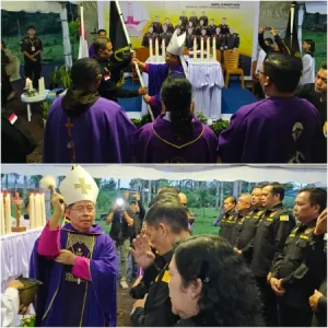 Kukuhkan Legio Christi Keuskupan Manado, Uskup Mgr Rolly Untu Ingatkan Totalitas dalam Pengabdian