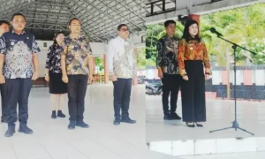 Pesan Penting Bupati Chyntia Kalangit dan Wabup Heronimus Makainas Di Apel ASN dan THL 
