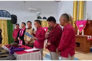 Dicky Ratuwalangon Lantik Perisai KGPM El Shadday Bailang