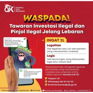 Waspadai Modus Penipuan Jelang Lebaran, Satgas PASTI Blokir 536 Pinjol Ilegal di Awal 2025