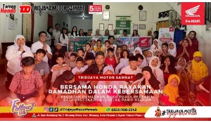 Tidak Hanya Hadirkan Promo Menarik, Tridjaya Motor Samrat juga Rayakan Ramadan di Panti Asuhan