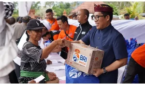 Peringati Hari Raya Nyepi, BRI Peduli Salurkan Bantuan Sembako Hingga Renovasi Pura