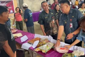 Kevin Lotulung Resmikan Kios Inflasi dan Pasar Murah Bersubsidi di Likupang Selatan