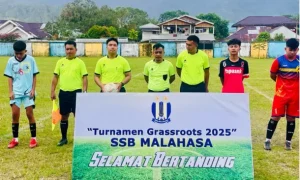 Askab PSSI Sangihe Dukung Penuh Pembukaan Turnamen Grassroots 2025 di Tahuna