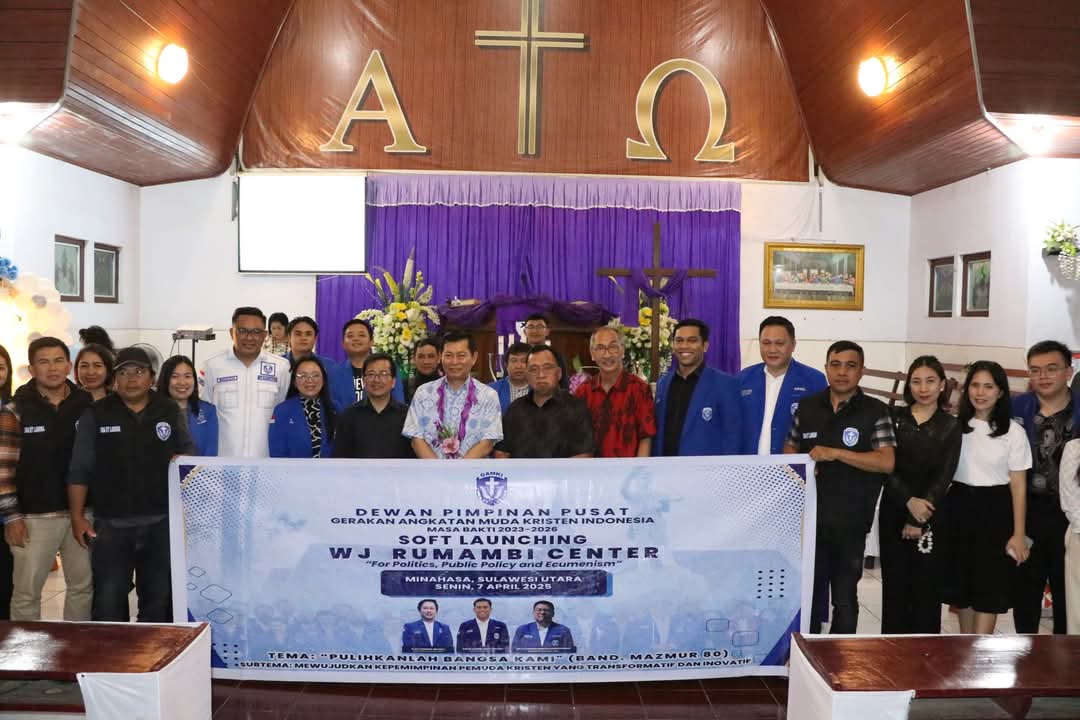 Soft Launching W.J Rumambi pada Peringatan HUT PGI ke-75, Ketum GAMKI Sahat Sinurat: Bentuk Komitmen Gereja Merawat Nilai Kebangsaan dan Persatuan di Tengah Keberagaman