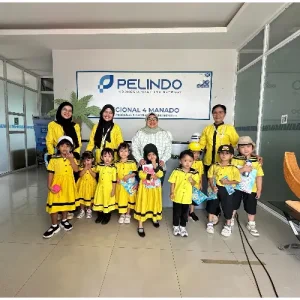 Anak-anak PAUD Samratulagi Belajar dan Bermain dengan Bahagia di Pelindo Manado