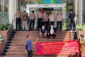 ASN BRIN Demo di Kantor Sendiri, Begini Tuntutannya