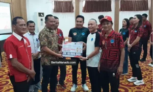 Pemerintah Kota Manado Beri Penghargaan kepada Atlet Berprestasi di PON Aceh 2024