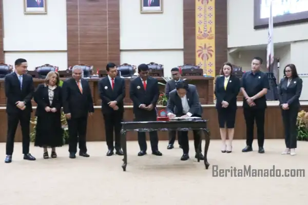 DPRD Sulut Gelar Rapat Paripurna Penyampaian Rekomendasi Atas LKPJ Gubernur Tahun 2024