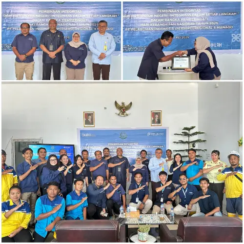 Pelindo Manado Gandeng Kejati Sulut Gaungkan Semangat Integritas di Hari Kebangkitan Nasional