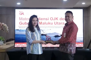 OJK Sulutgomalut Bertemu Sherly Tjoanda, Perkuat Ekosistem Keuangan di Malut