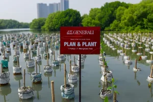 Serapan Emisi Karbon 4,5 Juta Kg, Generali Indonesia Gandeng Jejakin untuk Jaga Pertumbuhan Mangrove 