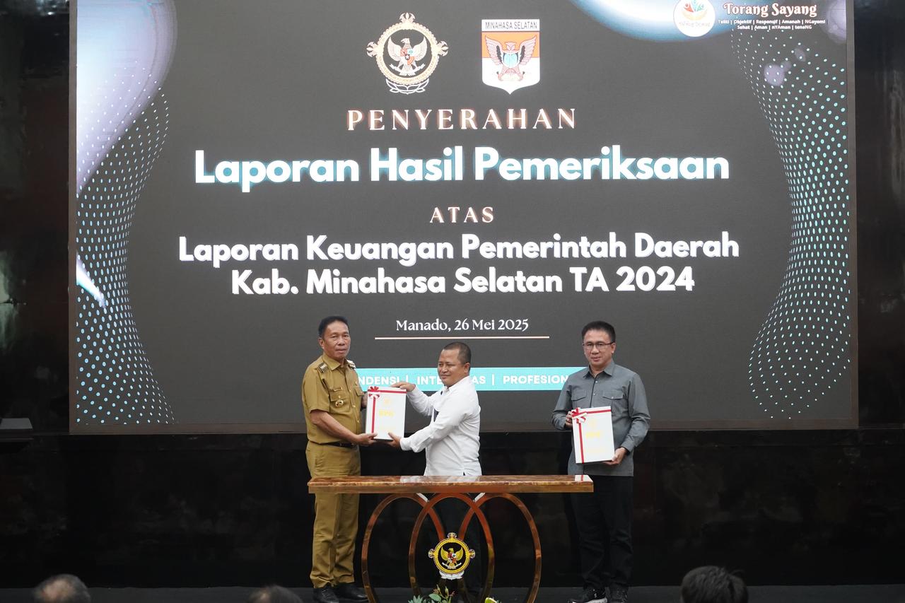 Top! Pemkab Minahasa Selatan Sukses Raih WTP ke-9