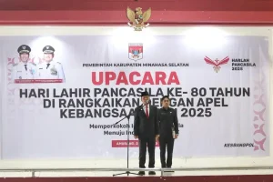 Peringatan Hari Lahir Pancasila Tahun 2025, Bupati Franky Wongkar Sampaikan Pesan Ini