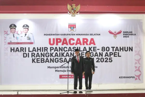 Peringatan Hari Lahir Pancasila Tahun 2025, Bupati Franky Wongkar Sampaikan Pesan Ini