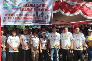 Kejuaraan Catur Piala Bupati Minut Sukses, Joune Ganda Ikut Menonton