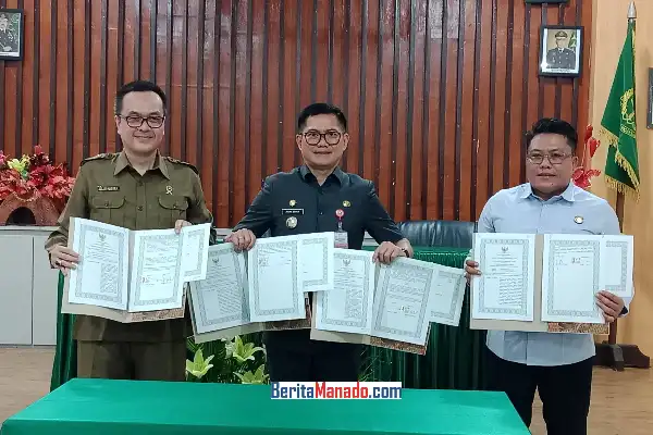 Joune Ganda Tutup Celah Gugatan Aset Pemkab Minut, Gandeng Kejari dan Pengadilan
