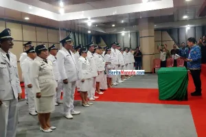 Ini Nama-nama 38 Penjabat Hukum Tua di Minahasa Utara yang Baru Dilantik