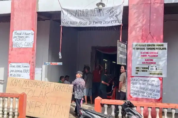 Warga Kokoleh Satu Tolak Kehadiran Penjabat Hukum Tua Baru: Selesaikan Dulu Kasus di Desa Tarabitan!