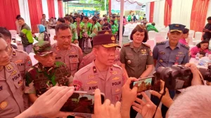Ribuan Pengemudi Ojol di Sulut Terima Pelayanan Kesehatan Gratis di Hari Bhayangkara ke-79