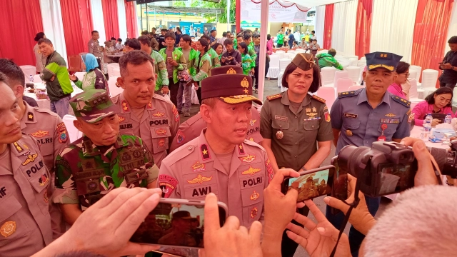 Ribuan Pengemudi Ojol di Sulut Terima Pelayanan Kesehatan Gratis di Hari Bhayangkara ke-79
