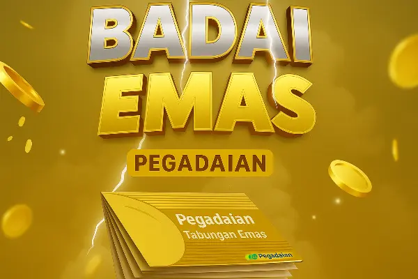Berhadiah Milyaran Rupiah! Pegadaian Gelar Program Badai Emas 2025