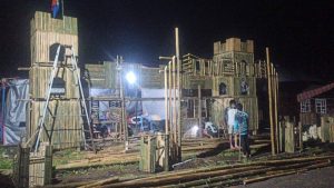 Favored Camp 2025, Pelprap GPdI Victory Tonsewer Bangun Tenda dari Bambu