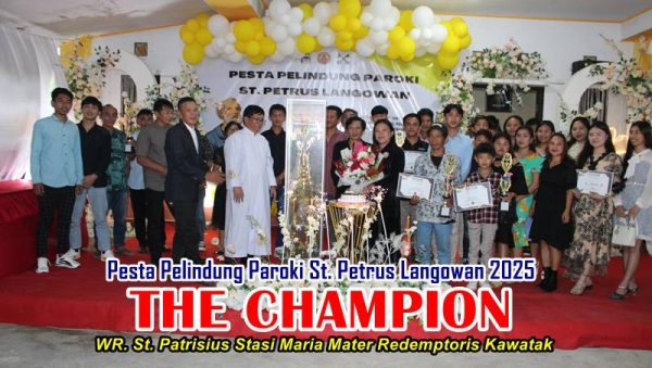 Pesta Pelindung Paroki St. Petrus Langowan Sukses, Wilayah Rohani St. Patrisius Kawatak Juara Umum 8 Pesta Pelindung Paroki St. Petrus Langowan Sukses, Wilayah Rohani St. Patrisius Kawatak Juara Umum