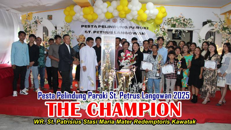 Pesta Pelindung Paroki St. Petrus Langowan Sukses, Wilayah Rohani St. Patrisius Kawatak Juara Umum