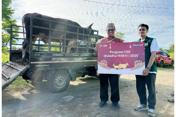 Telkomsel Bagikan Hewan Kurban ke Lebih dari 600 Titik Prioritas se-Indonesia