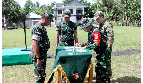 Target Tercapai, TNI Manunggal Membangun Desa ke-124 di Sangihe Resmi Ditutup