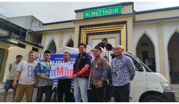 Iduladha 1446H: BRI Manado Bagikan Berkah Kurban ke 5 Masjid
