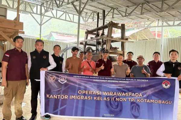 Imigrasi Kotamobagu Gencarkan Operasi, Awasi Ketat Aktivitas WNA di Area Tambang