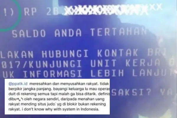 Netizen Curhat Tak Bisa Tarik Uang Akibat Kebijakan Baru PPATK