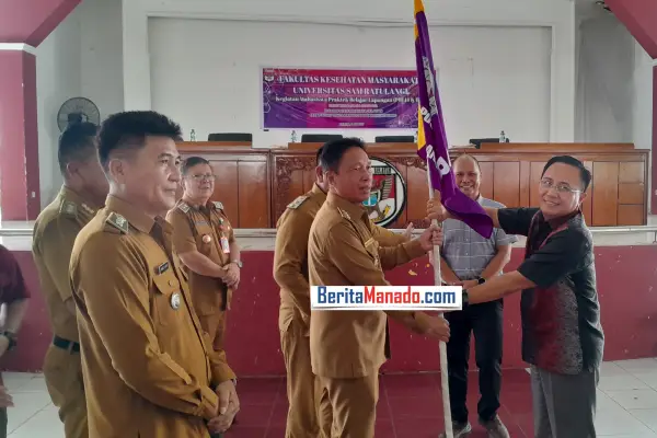 Bupati Franky Wongkar Terima Tamu Masyarakat Ilmiah yang Praktek Belajar Lapangan di Kabupaten Minsel