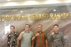 Direktur Perumdam AVO Palu Roy Sumakul Kunker ke PDAM Manado, Tukar Pikiran Wujudkan Pelayanan Maksimal