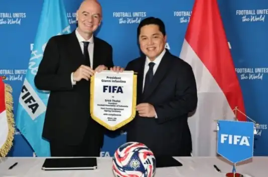 Aduh! Erick Thohir Dapat Kartu Kuning dari FIFA