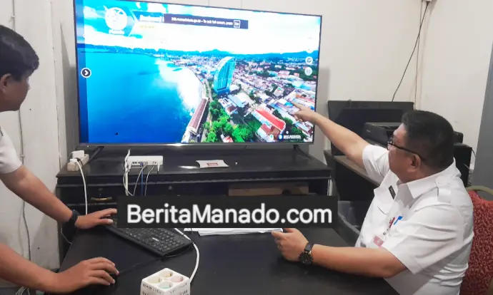 Keren! Siswa MIS Belajar Teknologi CCTV dan Aplikasi Manado 360 di Kominfo Manado