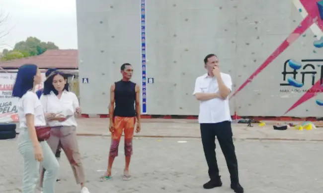 Manado Dipercaya Jadi Tuan Rumah Kejurnas Panjat Tebing, Wawali Cek Langsung Lokasi 
