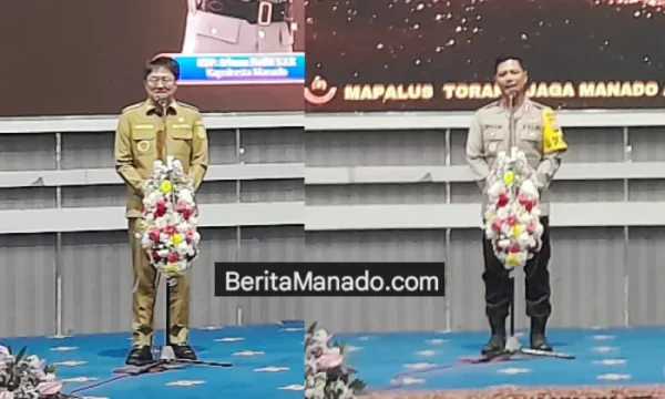 Andrei Angouw Sambut Kapolresta Baru, Apresiasi Kinerja Kombes Julianto Sirait