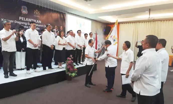Jemmy Asiku Resmi Nahkodai KADIN Manado 2025-2030, Usung Visi Kolaborasi, Maju dan Sejahtera
