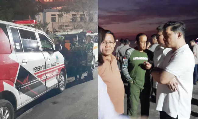 Pemkot Manado Kerahkan 12 Ambulans dan Tim untuk Evakuasi Korban KM Barcelona V