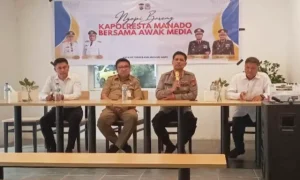 Manado Aman Dimulai dari Kita, Pesan Tegas Kapolresta Saat Ngopi Bareng Media 