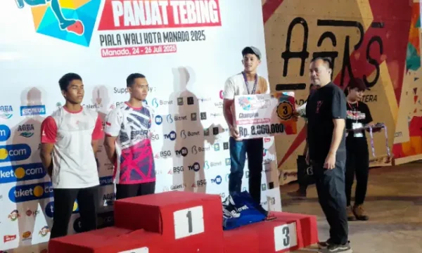 Kejurnas Panjat Tebing Piala Wali Kota Manado 2025 Sukses, Richard Sualang: Ini Modal Berharga untuk Event Nasional 2 Kejurnas Panjat Tebing Piala Wali Kota Manado 2025 Sukses, Richard Sualang: Ini Modal Berharga untuk Event Nasional
