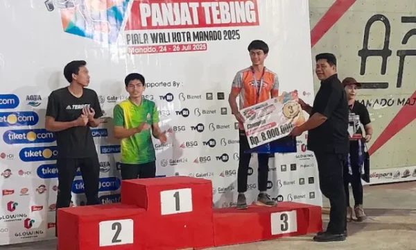 Kejurnas Panjat Tebing Piala Wali Kota Manado 2025 Sukses, Richard Sualang: Ini Modal Berharga untuk Event Nasional 3 Kejurnas Panjat Tebing Piala Wali Kota Manado 2025 Sukses, Richard Sualang: Ini Modal Berharga untuk Event Nasional