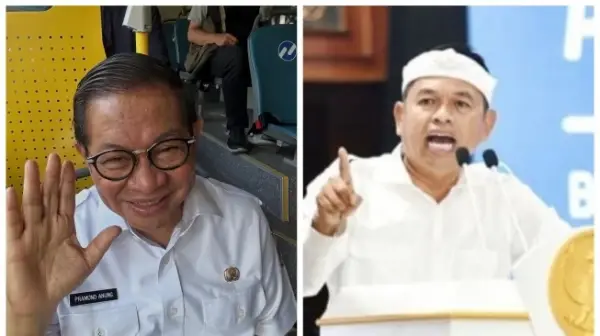 "Perang Kata" Pramono Anung dan Dedy Mulyadi, Macet dan Banjir Jadi Amunisi