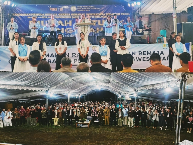 Usung Tema 'Diubah Untuk Mengubah', Perkemahan Pemuda Remaja GGP Diikuti Ribuan Peserta