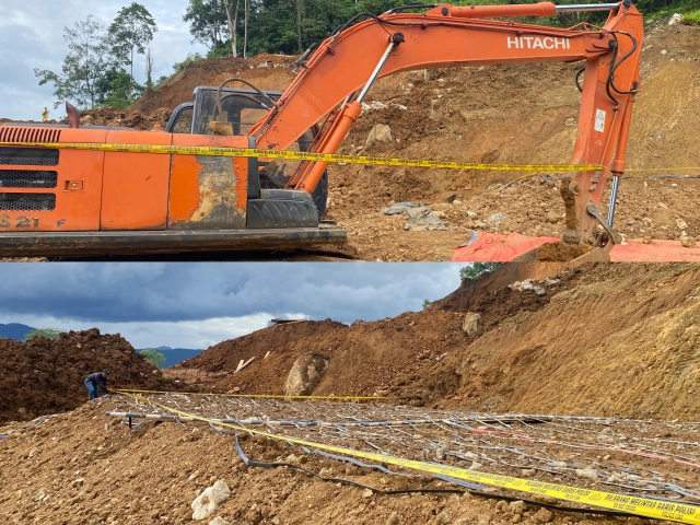 Langkah Tegas Polda Sulut Segel Salah Satu Lokasi Tambang Emas Ilegal di Ratatotok